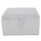 Gray Square Sewing Basket by Loops & Threads®